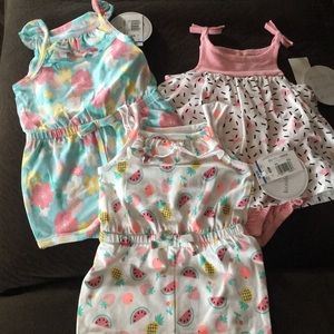 Bundle of baby girl clothes
